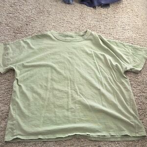 Aerie Light Green Boyfriend Tee